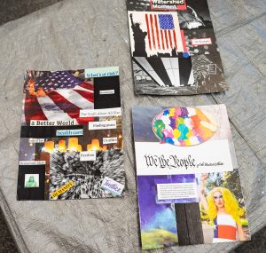 Pro-Democracy Collages