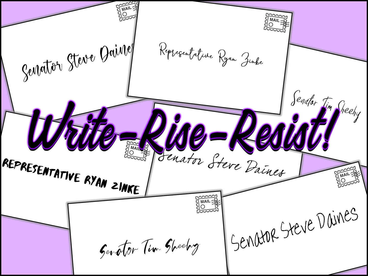 Write-Rise-Resist Writing Rally