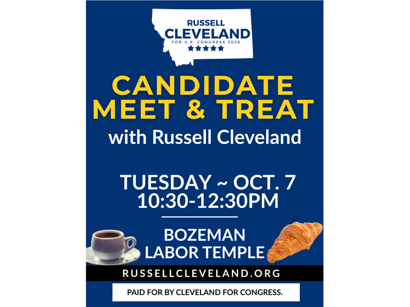 Russell Cleveland Meet & Treat - October 7th