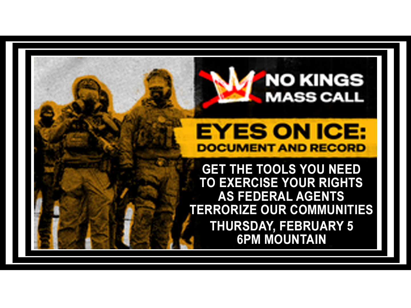 Eyes On Ice: Document and Record