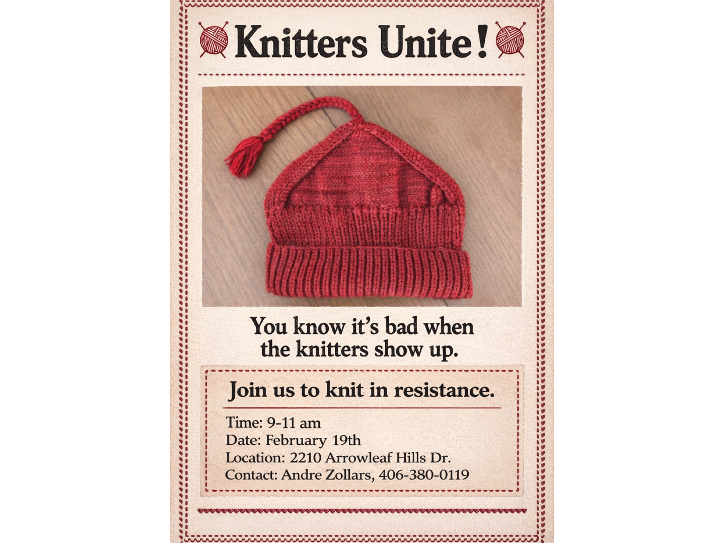 Knitters Unite!
