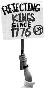 No Kings Protest Sign Image - 1