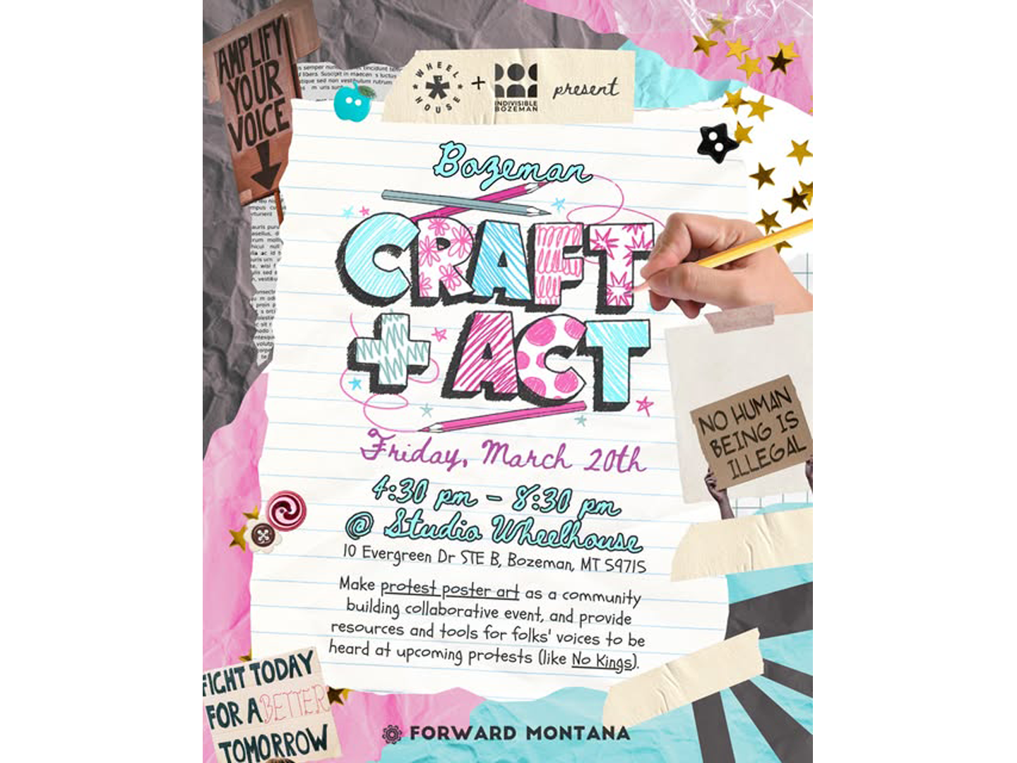 Craft + Act Poster Party