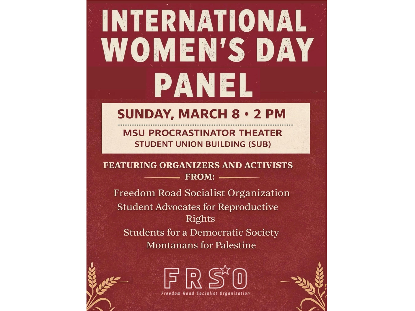 International Women's Day Panel