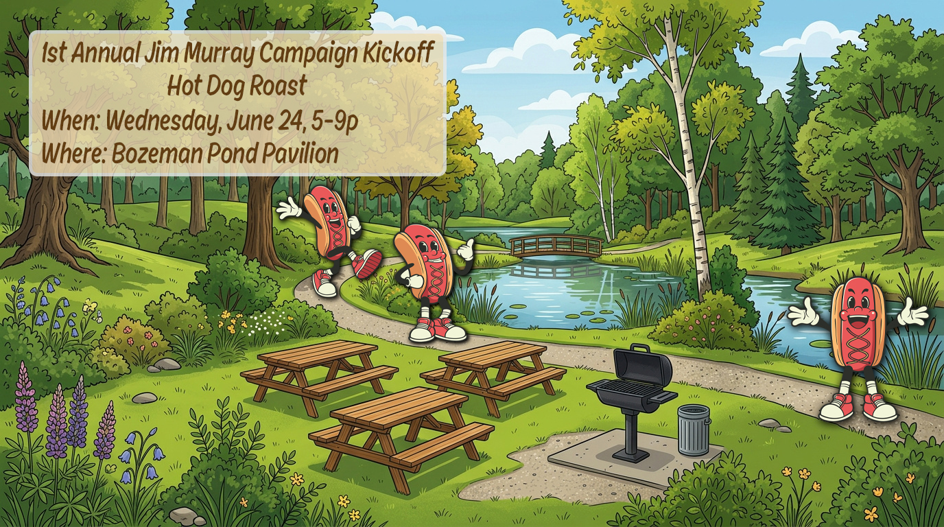 Jim Murray Hot Dog Roast - Bozeman Pond