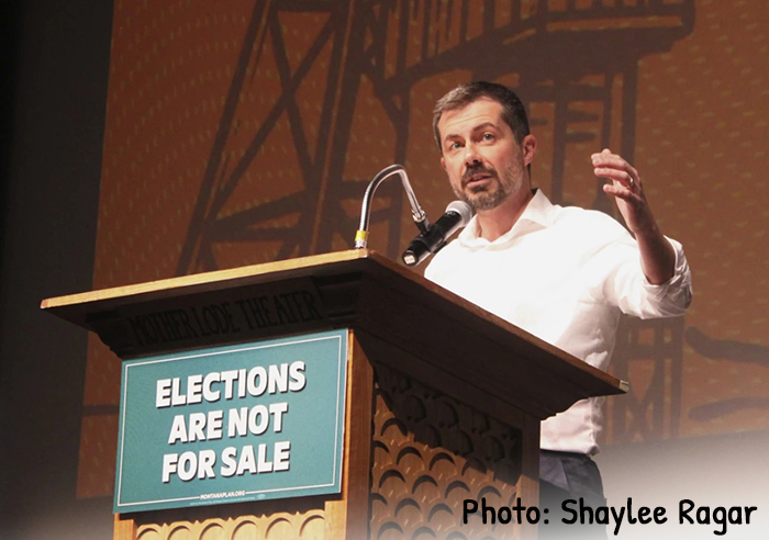 Pete Buttigieg in Butte - Shaylee Ragar