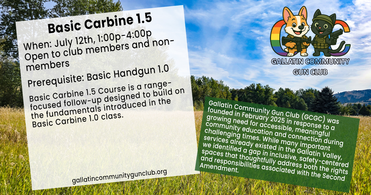 Gallatin Community Gun Club - Basic Carbine 1.5