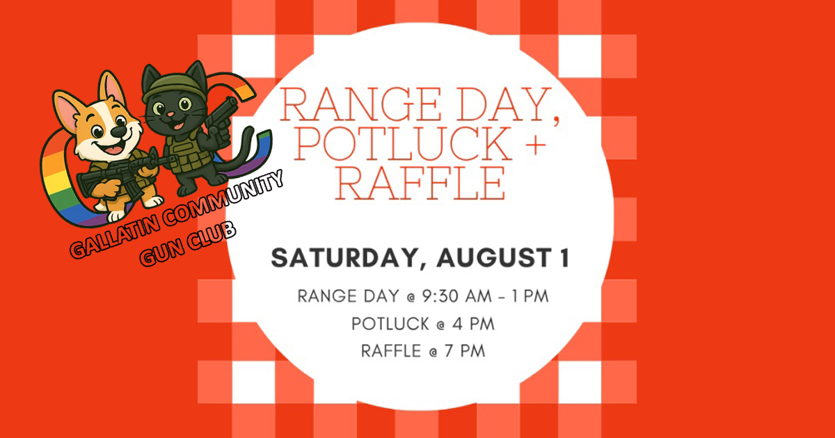Gallatin Community Gun Club - August, 2026 Potluck