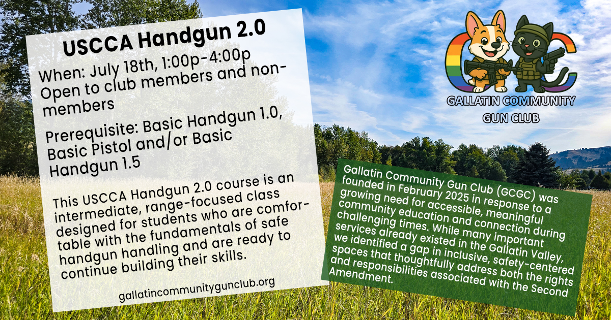 Gallatin Community Gun Club - USCCA Handgun 2.0