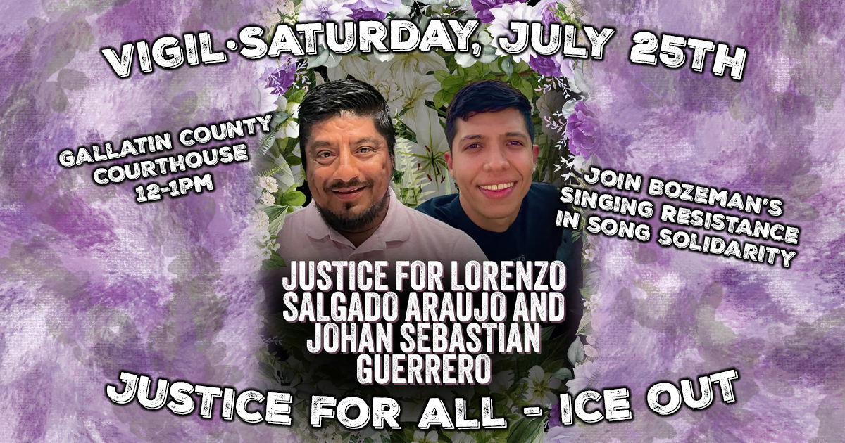 Justice for Lorenzo and Johan - July 25, 2026