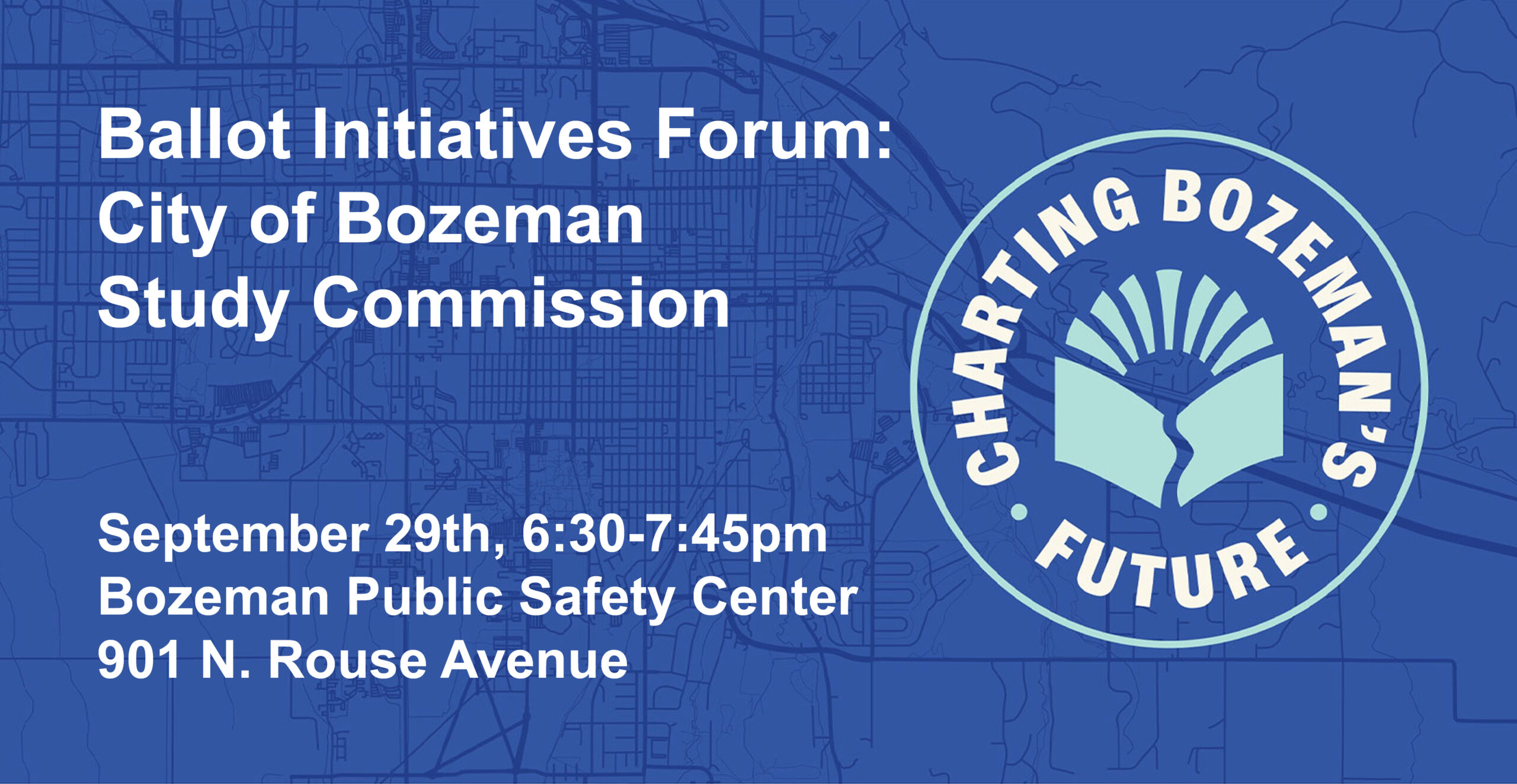 Bozeman Study Commission Forum, September 29