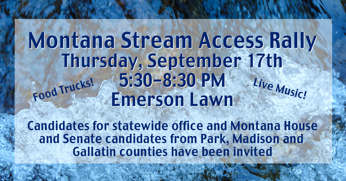 Montana Stream Access Rally - 2026