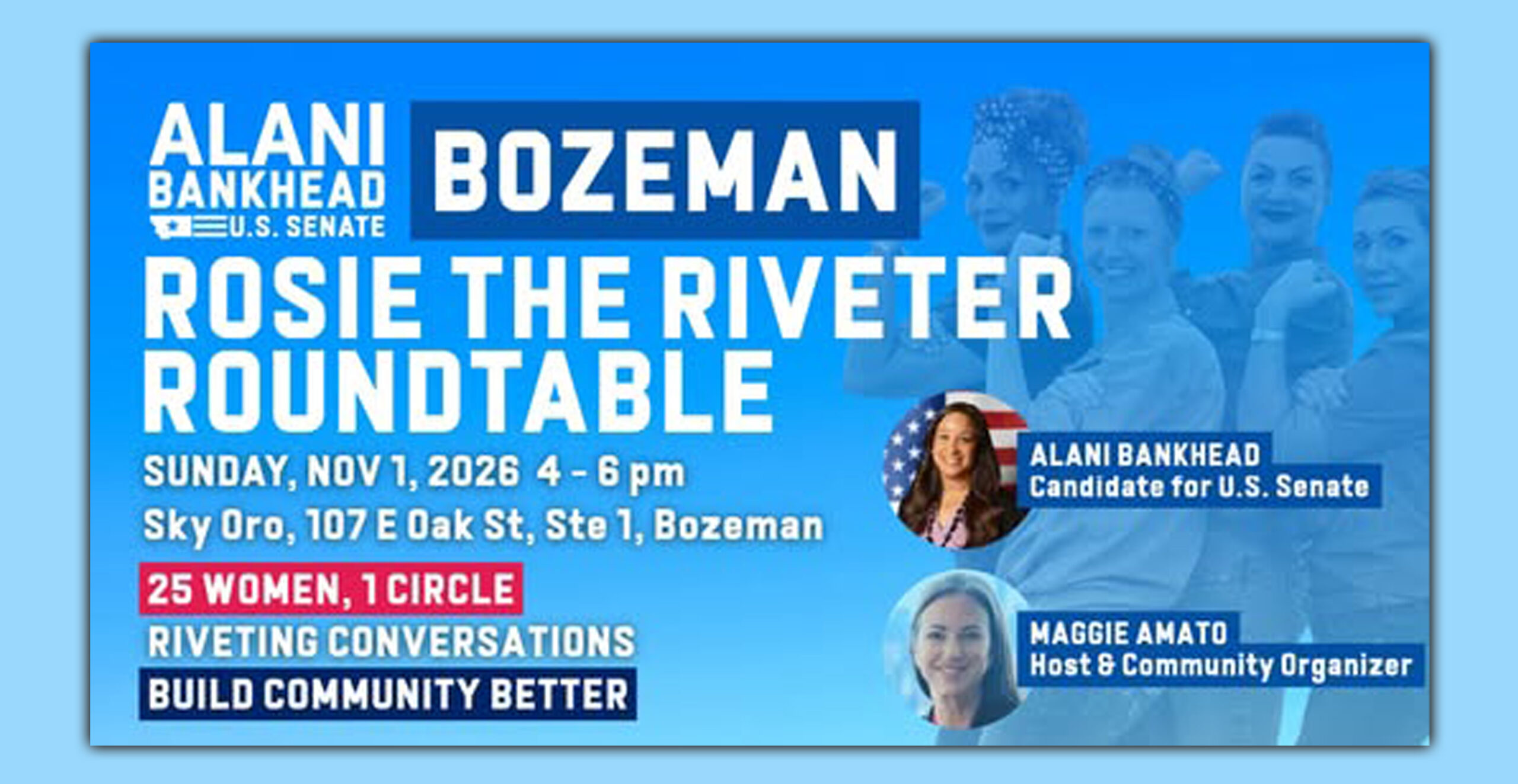 Rosie the Riveter Roundtable with Alani Bankhead and Maggie Amato