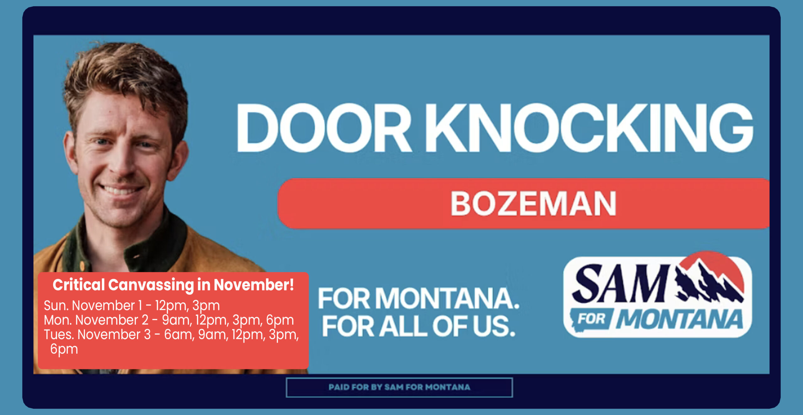Sam Forstag - Door Knocking - November