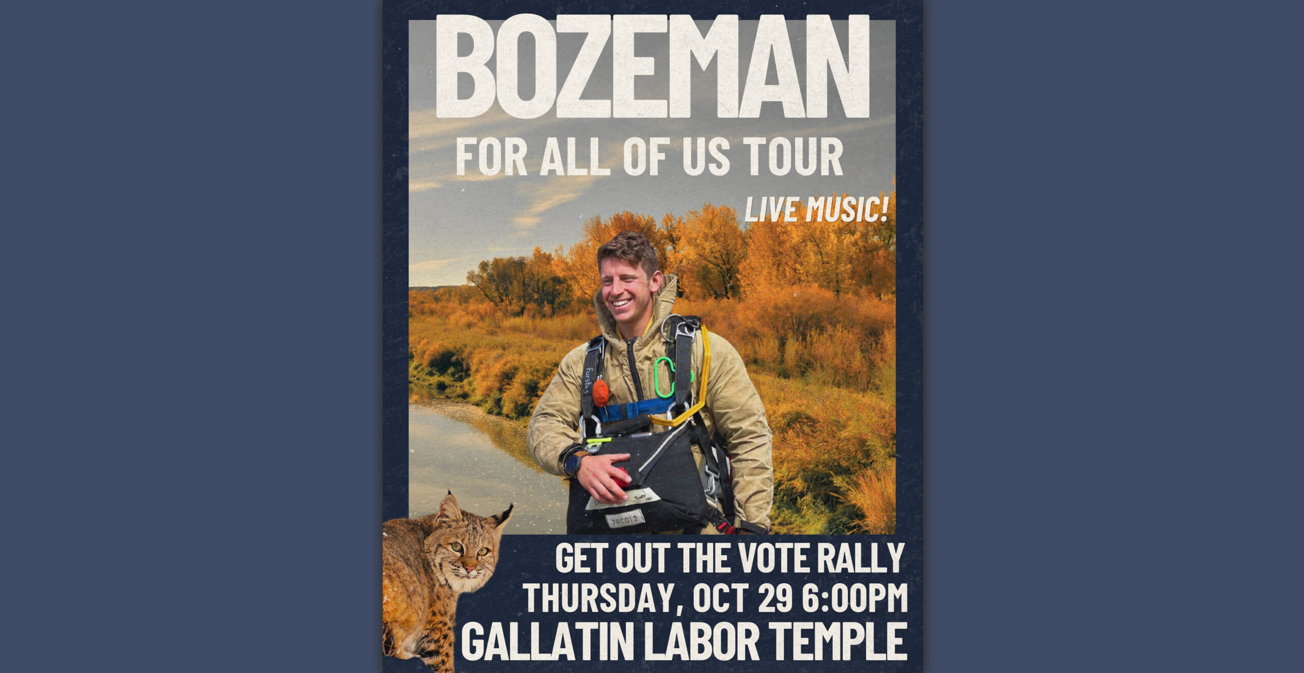 Sam Forstag GOTV Rally - 10/29/26